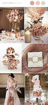 Image result for Dusty Rose and Gold Wedding