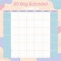 Image result for 30-Day Calendar Template