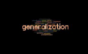 Image result for What Is Generalization