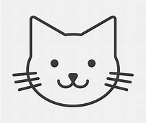 Image result for Cat Face Outline Clip Art