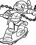 Image result for Cute Ninja Turtle Coloring Pages