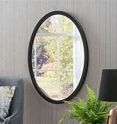 Image result for Black Oval Mirror