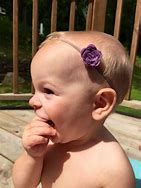 Image result for Baby Poppy Flower Headband