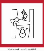 Image result for Christmas Alphabet Coloring Pages