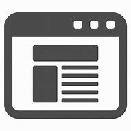 Image result for Web Page Layout Icon