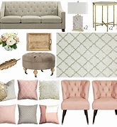 Image result for dusty rose living room