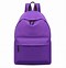 Image result for Plain Black Backpack for School