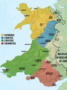 Image result for Bilingual Map of Wales