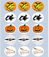 Image result for Edible Cake Toppers Halloween