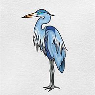 Image result for Heron Bird Drawing