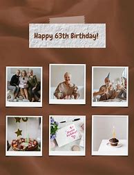 Image result for Aesthetic Happy Birthday Template Pinterest