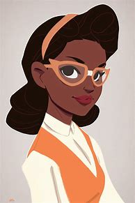 Image result for Nerd Girl Cartoon Character