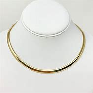 Image result for 14K Gold Choker Necklace