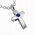 Image result for Sapphire Cross Pendant Necklace