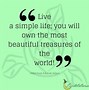 Image result for Simple Life Quotes