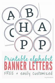 Image result for Free Printable Letters for Banners