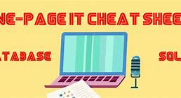 Image result for Database Symbols Cheat Sheet