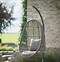 Image result for Patio Rattan Swing Chair