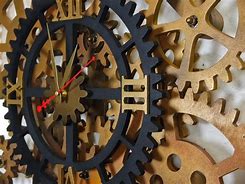 Image result for 5 Foot Tall Pipe and Gear Wall Clock