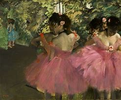 Image result for Edgar Degas Dancers in Pink