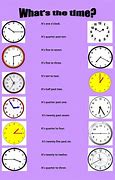 Image result for Printable Spanish Time Worksheets