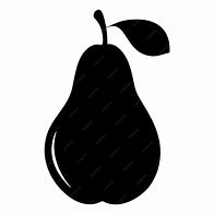 Image result for Pear Silhouette