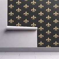 Image result for Black and Gold Styrofoam Glitter Fleur De Lis