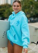 Image result for Pink Palm Puff Hoodie Back