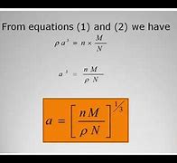 Image result for Lattice Constant Equation