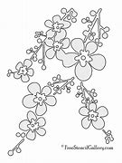 Image result for Cherry Blossom Tree Stencil