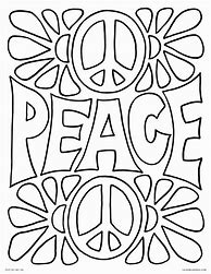 Image result for Peace and Love Coloring Pages Adult