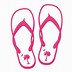 Image result for Side View Flip Flop Clip Art