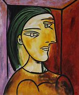 Image result for Pablo Picasso Cubism Oil Painting