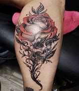 Image result for Side View Skull Tattoo