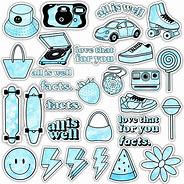 Image result for Aesthetic Blue Vans Stickers