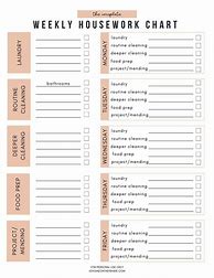 Image result for High Functioning Autism Adult Chore Chart