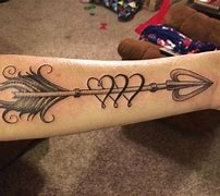 Image result for Arrow Name Tattoo