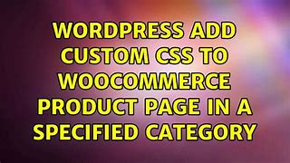 Image result for WooCommerce Product Page Template