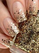 Image result for Gold Glitter Nail Polish