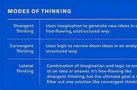 Image result for Divergent Thinking and Ideation