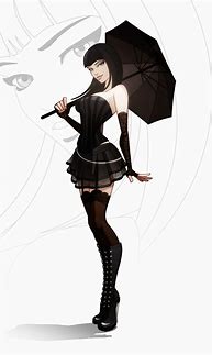 Image result for Gothic Anime Girl Drawing