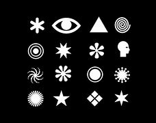 Image result for Black and White Aesthetic Icons