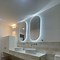 Image result for Oval Backlit Bathroom Mirror