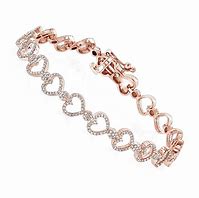 Image result for gold diamond heart bracelet