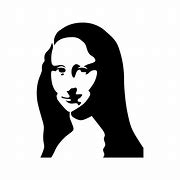 Image result for Mona Lisa Stencil