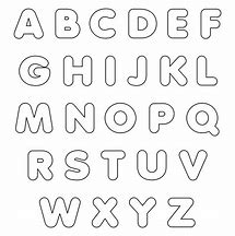 Image result for Printable Bubble Letter Clip Art