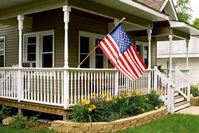 Image result for American Flag Home