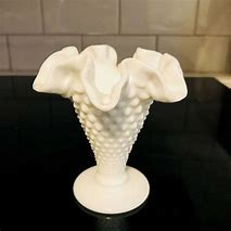 Image result for Vintage White Vase with Gold Trim