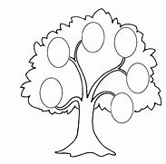 Image result for Blank Family Tree Clip Art Black and White