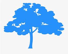 Image result for blue tree silhouette